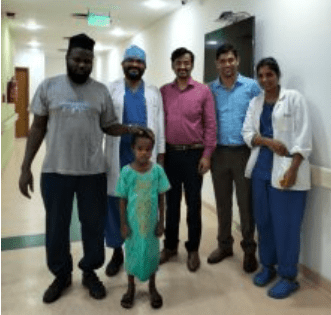  6-Year-Old African Girl suffering from food pipe damage gets successful treatment, miraculous outcome at World Class Hospital in India