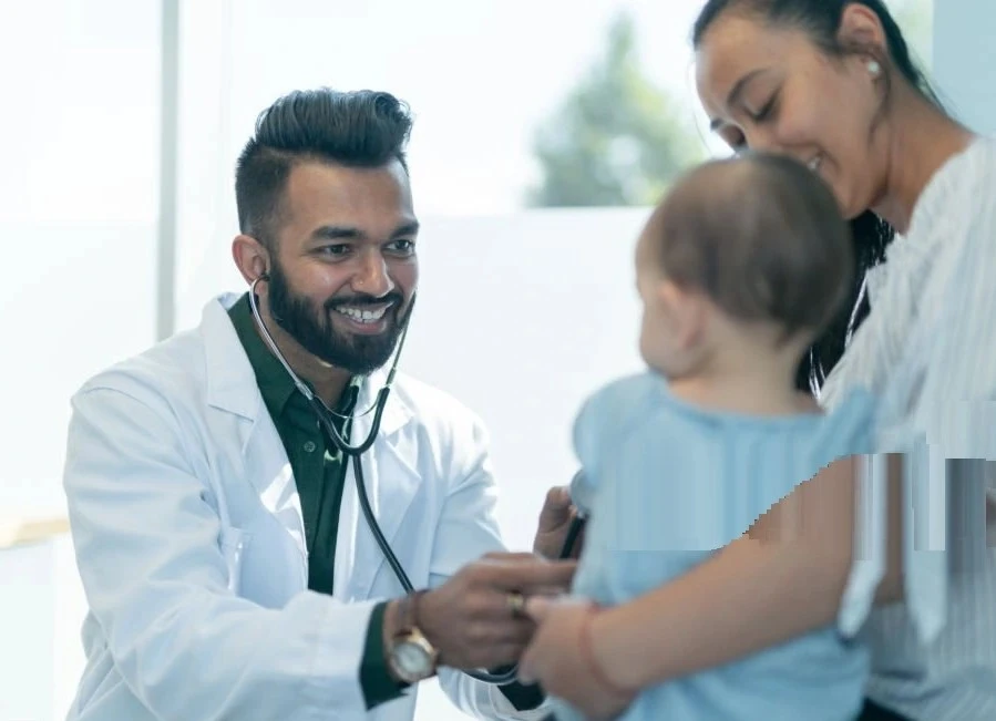 portrait female pediatrician